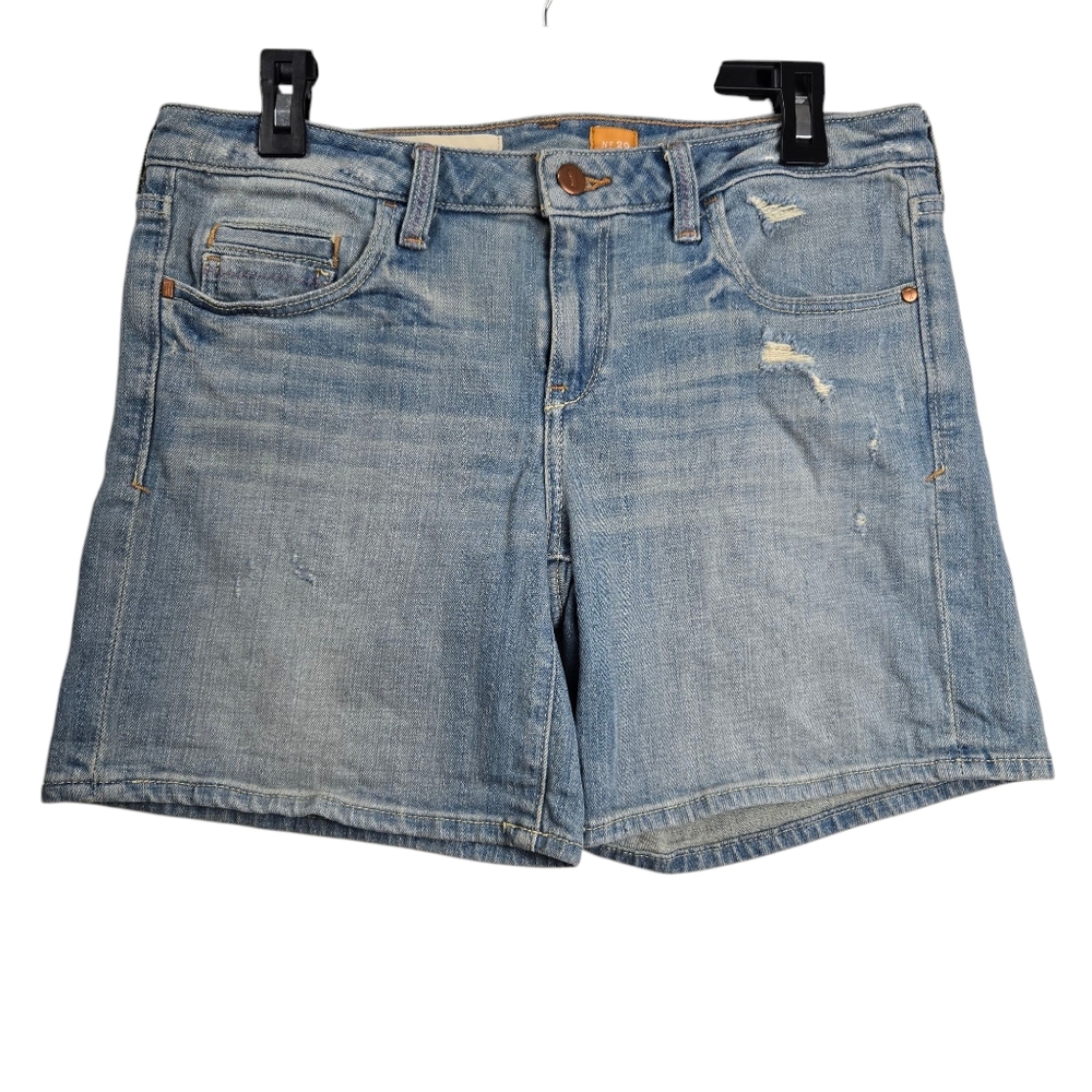 Anthropologie Pilcro‎ Sz 29 Blue Cut-Off Denim Jean Shorts
